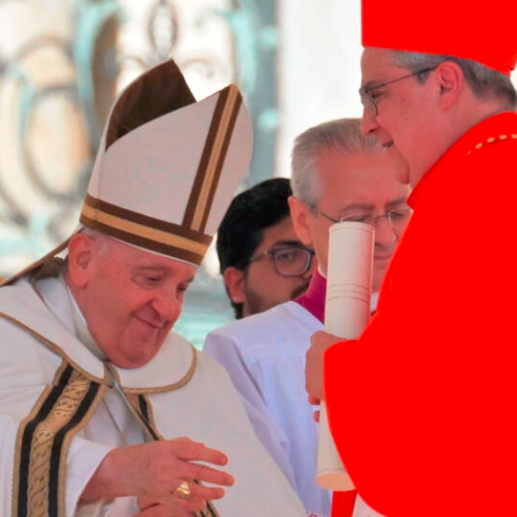 El papa buscó que todos los cardenales provinieran de todas las partes del mundo. Foto: AFP. 
