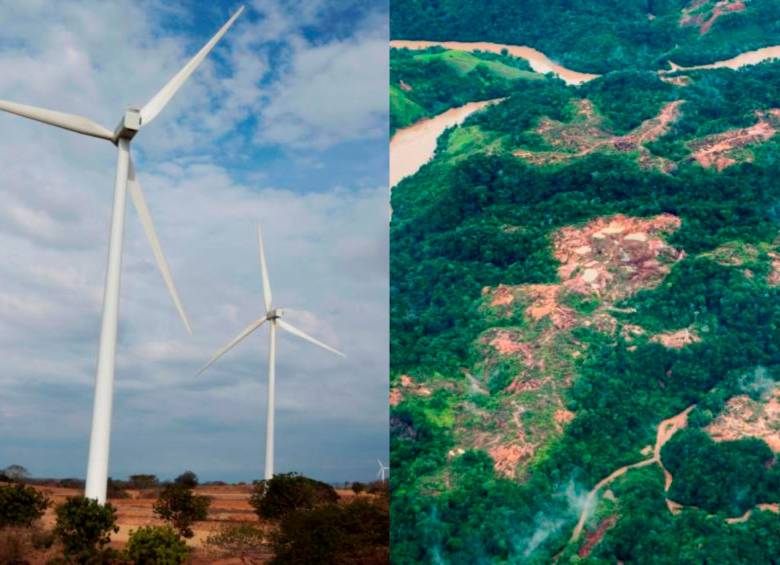 El Gobierno se despedirá con 2.888 megavatios de energía eólica y solar adjudicados. En contraste, dice adiós con un incremento entre 2020 y 2021 de la deforestación. FOTOS COLPRENSA Y JULIO CÉSAR HERRERA