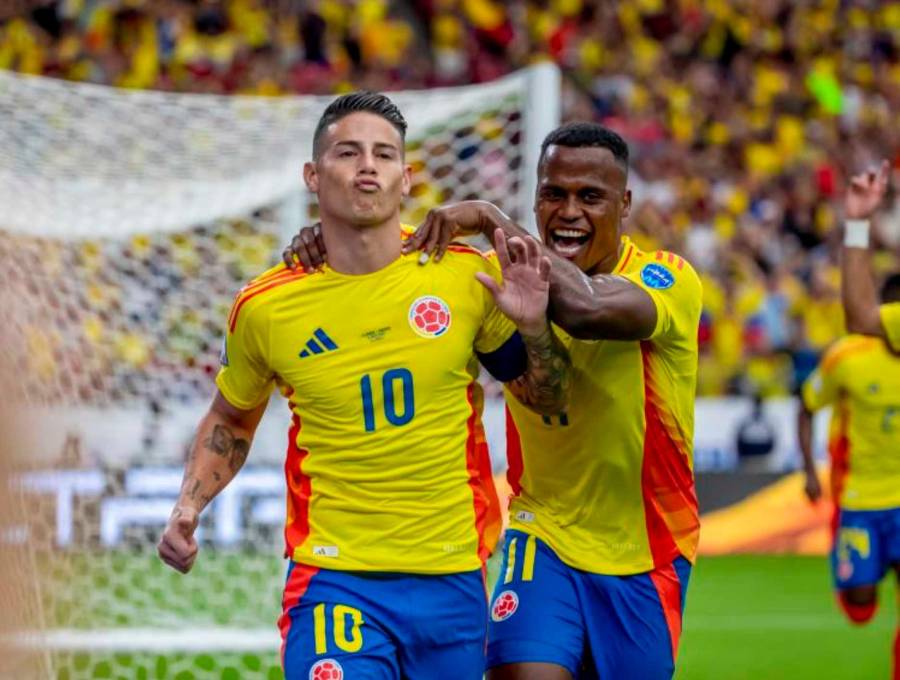 James Rodríguez y Jhon Arias son dos de las cartas fuertes que tiene Colombia para el Mundial de Norteamérica. FOTO JUAN ANTONIO SÁNCHEZ 