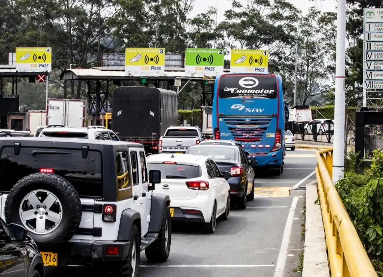 Imagen de referencia de uno de los peajes del departamento de Antioquia. Foto: Jaime Pérez Munévar