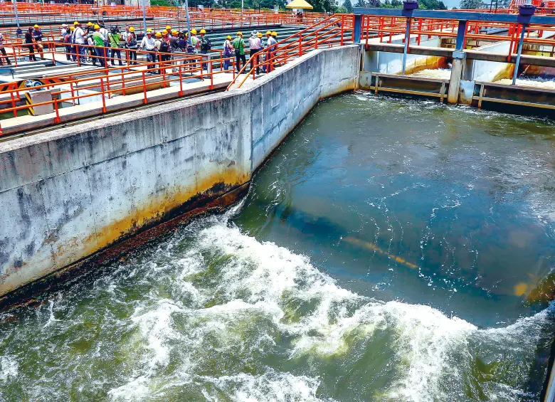 La modernización de las plantas de Manantiales y Ayurá se cuentan como hitos de la modernización del acueducto. FOTO Julio Herrera