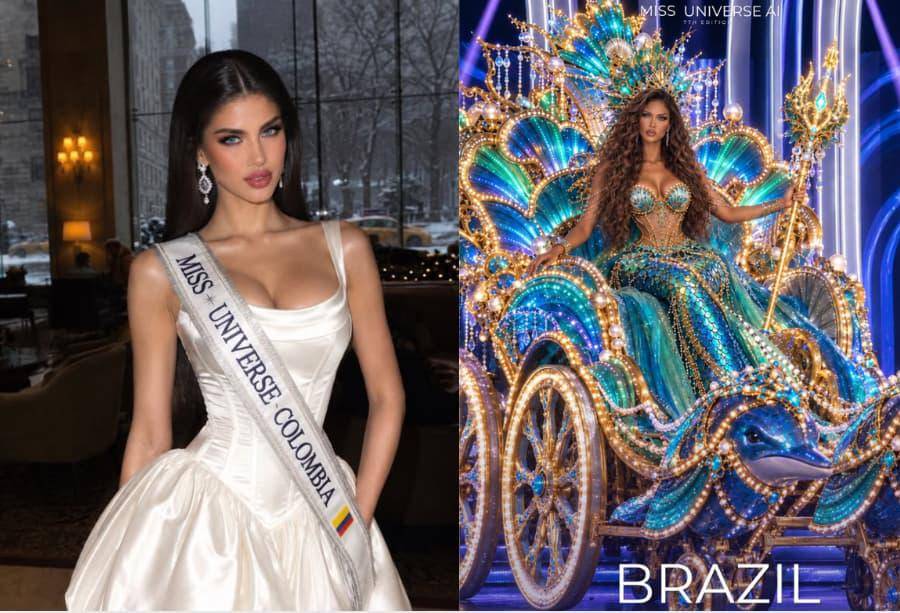La representante virtual de Colombia en Miss AI Universe centra su mensaje en la protección de los bosques, la lucha contra la deforestación y el cuidado de los recursos naturales. FOTO: Miss Universe Ai, Instagram: ini.tiglao. 