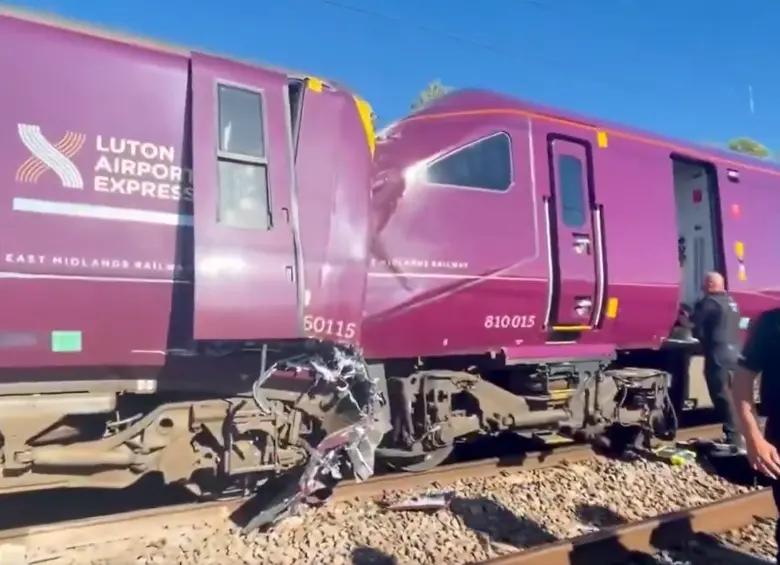 El accidente ferroviario dejó un fallecido y un total de 89 personas heridas, según autoridades. FOTO: Tomado de X: @triffic_stuff_