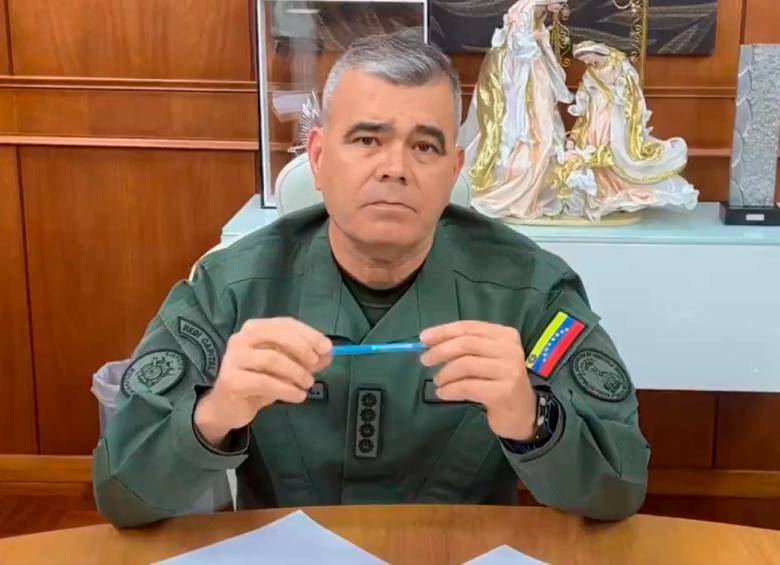 Vladimir Padrino López es ministro de Defensa de Venezuela. FOTO: Captura de video