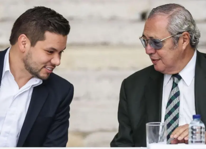 Andrés Calle e Iván Name, expresidente del Congreso que hoy están procesados por el caso UNGRD. Foto: Colprensa