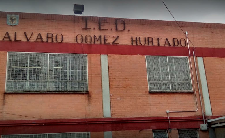 La riña se presentó en las inmediaciones del colegio Álvaro Gómez Hurtado en Bogotá. FOTO: CAPTURA DE PANTALLA DE GOOGLE MAPS.