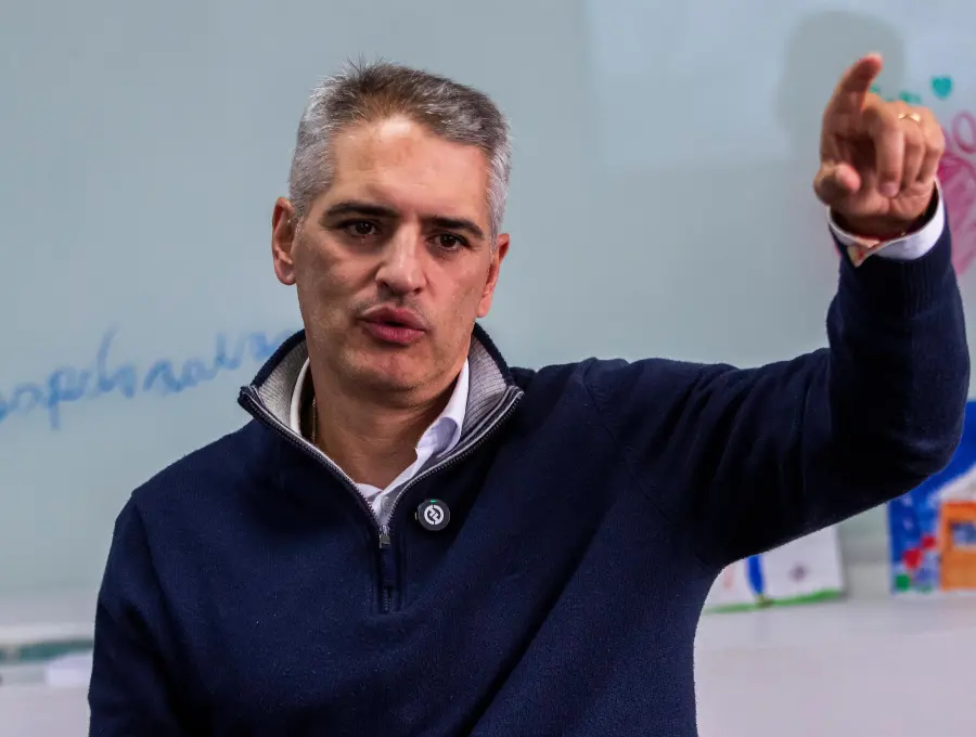 El gobernador de Antioquia, Andrés Julián Rendón. <span class="mln_uppercase_mln">FOTO</span> <b><span class="mln_uppercase_mln">julio herrera</span></b>