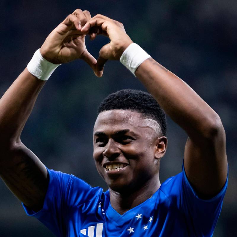 Néiser marcó su primer gol en Libertadores con Cruzeiro. FOTO X-CRUZEIRO