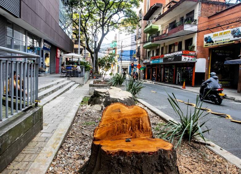 Otra de las tomas desde el otro extremo de la calle. FOTO: Jaime Pérez.