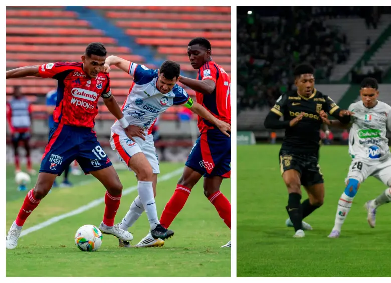 Atlético Nacional buscará seguir sumando puntos en el Atanasio ante La Equidad por la segunda fecha. Fotos: Colprensa y Juan Sánchez.