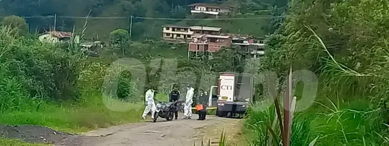 En video | Asesinato en Paso Malo: un hombre fue baleado en Palmitas, Medellín