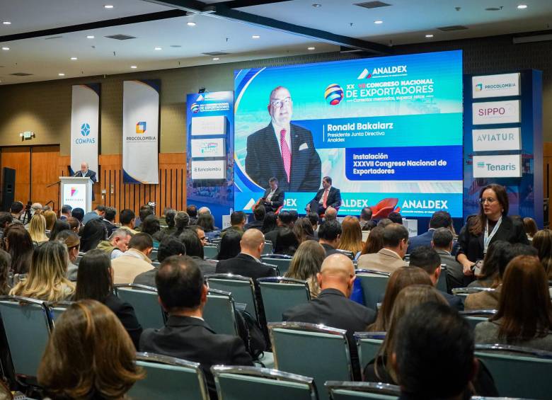 La versión 37 del Congreso Nacional de Exportadores de Analdex, que se llevará a cabo en Bogotá. Foto: Cortesía