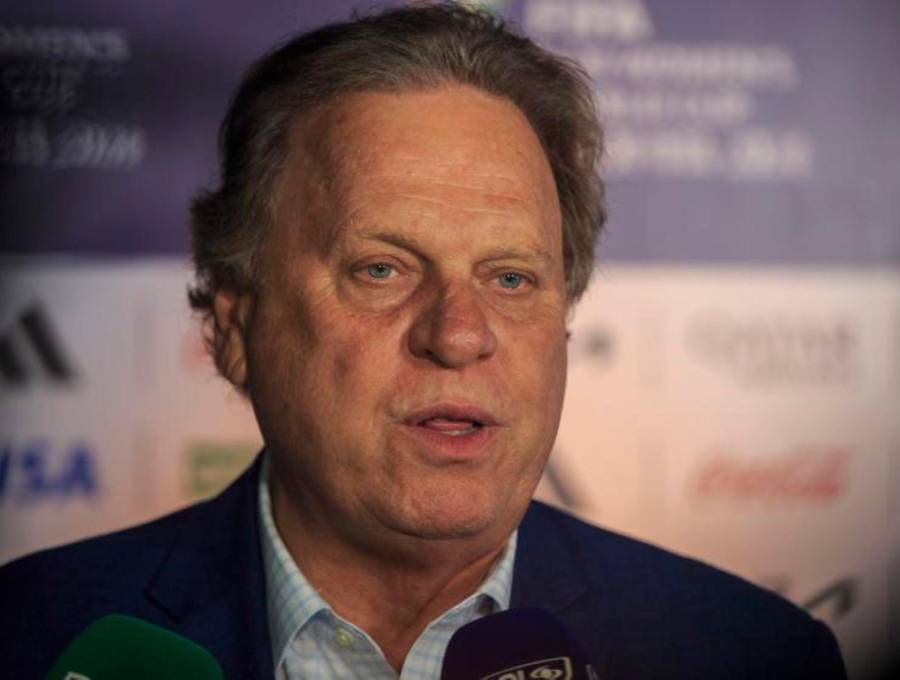 Ramón Jesurun presidente de la Federación Colombiana de Fútbol, anunció que Guadalajara será la sede de Colombia en el Mundial. FOTO CAMILO SUÁREZ 