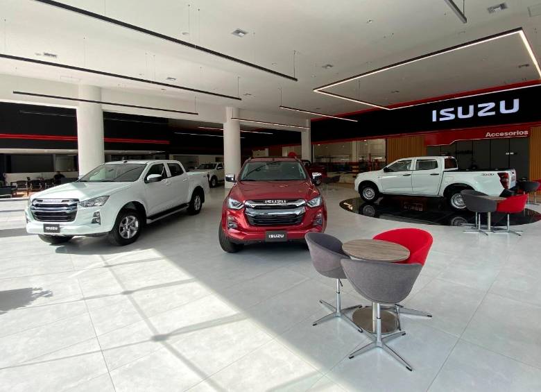 Isuzu estima vender unos 400 vehículos en Medellín este año. FOTO CORTESÍA. 