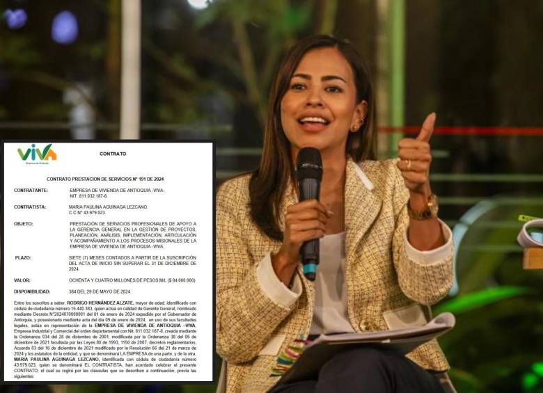 La exconcejala y excandidata a la Alcaldía de Medellín, María Paulina Aguinaga. FOTO: EL COLOMBIANO