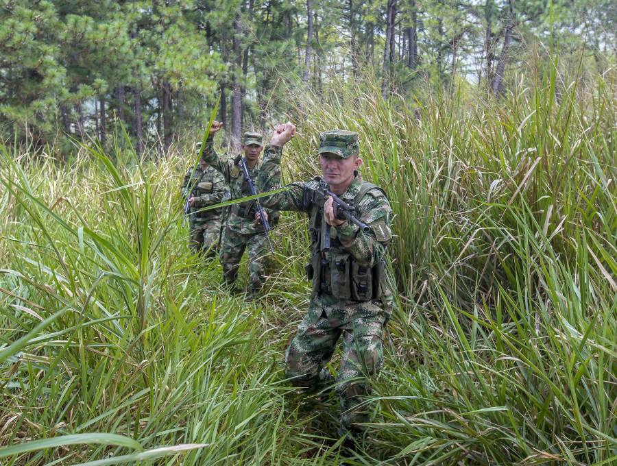 Imagen de referencia de una operación militar. Foto: Juan Antonio Sánchez Ocampo