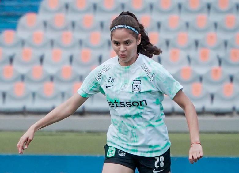 La jugadora Jylis Julieth Corena Calderón, quien compitió con Atlético Nacional en la Luiga Femenina, fue llamada para el Mundial Sub-20. FOTO CORTESÍA ATLÉTICO NACIONAL FEMENINO 