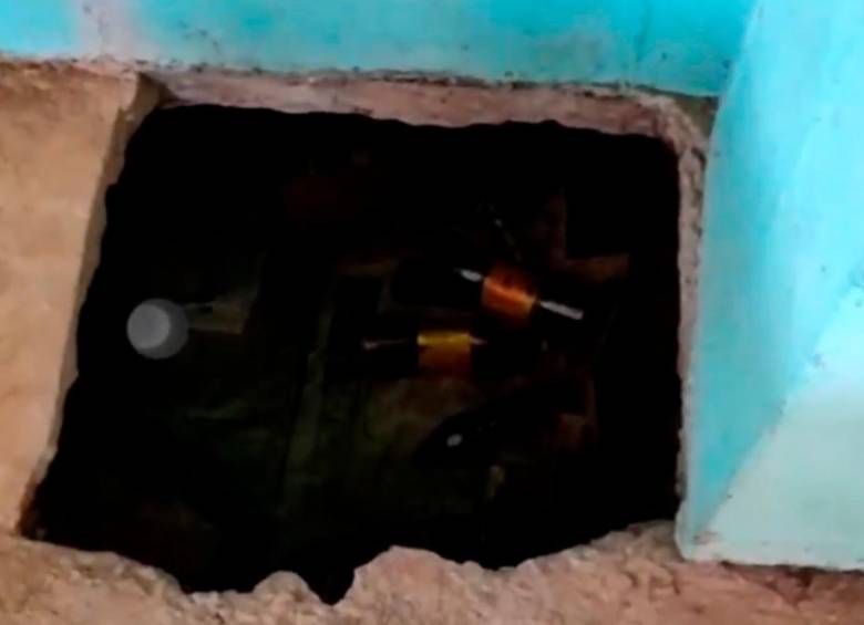 El joven habría permanecido 75 días cautivo en la zona subterránea de una casa. FOTO: POLICÍA