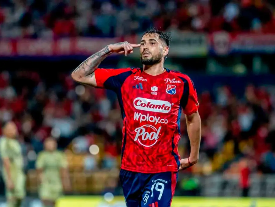 El delantero Francisco Fydriszewski anunció en sus redes sociales que no seguirá en el DIM, pero al parecer seguirá en el fútbol colombiano.FOTO JUAN ANTONIO SÁNCHEZ 