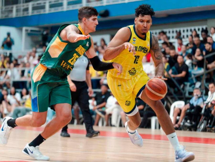 Jaime Echenique, único jugador de Colombia que debutó en la NBA, lidera el grupo de convocados por Tomás Díaz para la doble jornada ante México y Estados Unidos. FOTO: CORTESÍA FIBA 