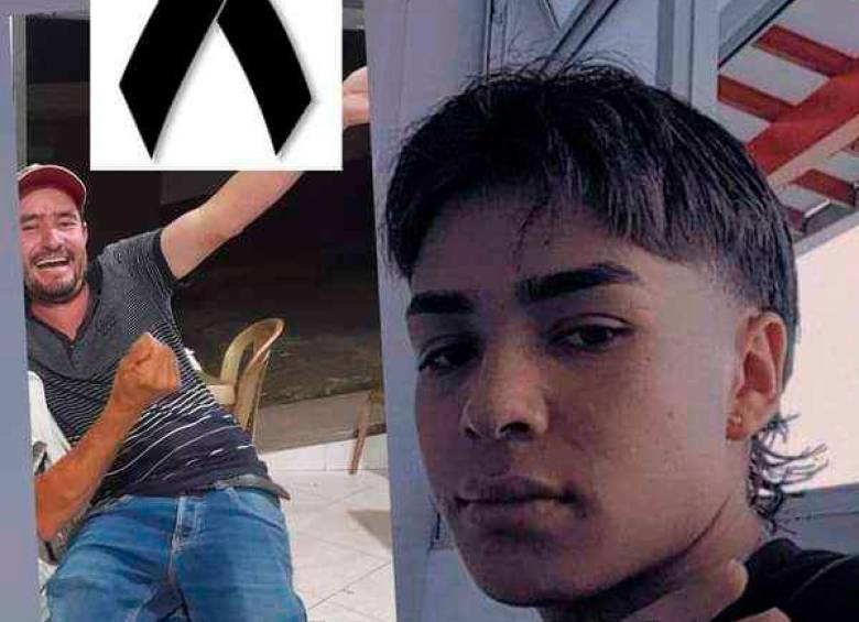 Los hermanos Santiago y Yidar Durán fueron asesinados por encapuchados en la noche del lunes. FOTO: TOMADA DEL INFORMATIVO REGIONAL 4