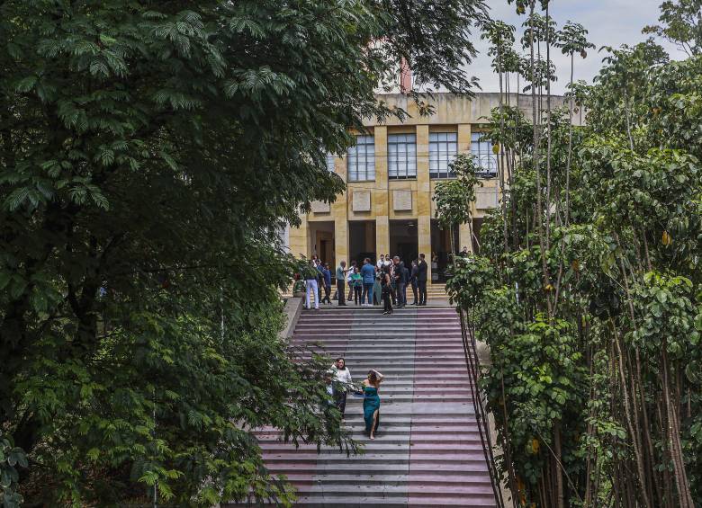 La Facultad de Minas de la Universidad Nacional de Colombia, sede Medellín, conmemora 139 años desde su fundación como Escuela Nacional de Minas en 1887. FOTO Manuel Saldarriaga