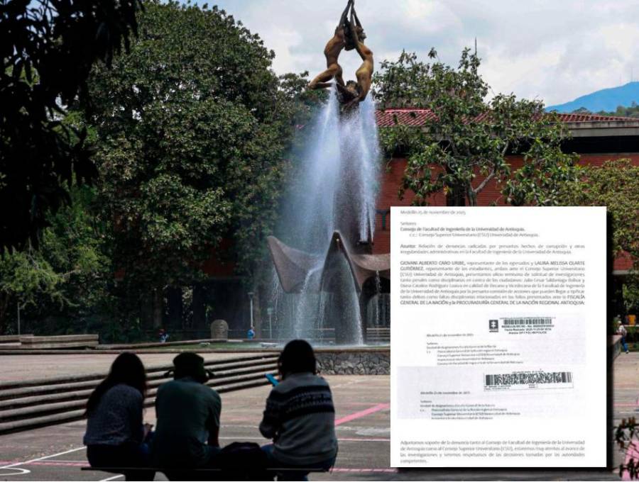 En la Universidad de Antioquia piden revisar unos contratos firmados en la Facultad de Ingeniería. FOTO Manuel Saldarriaga