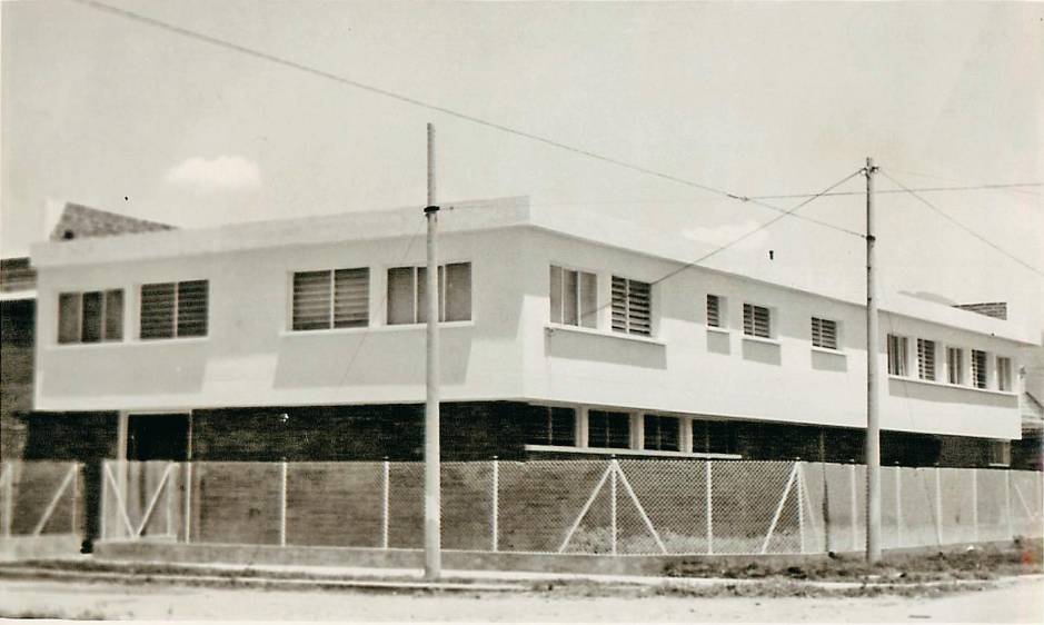 Así lucía la sede de Discos Fuentes en el barrio Colón de Medellín en 1962. FOTO Archivo