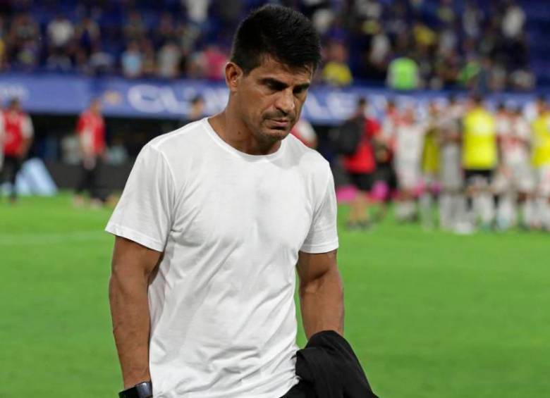 Hugo Ibarra, extécnico de Boca. FOTO AFP