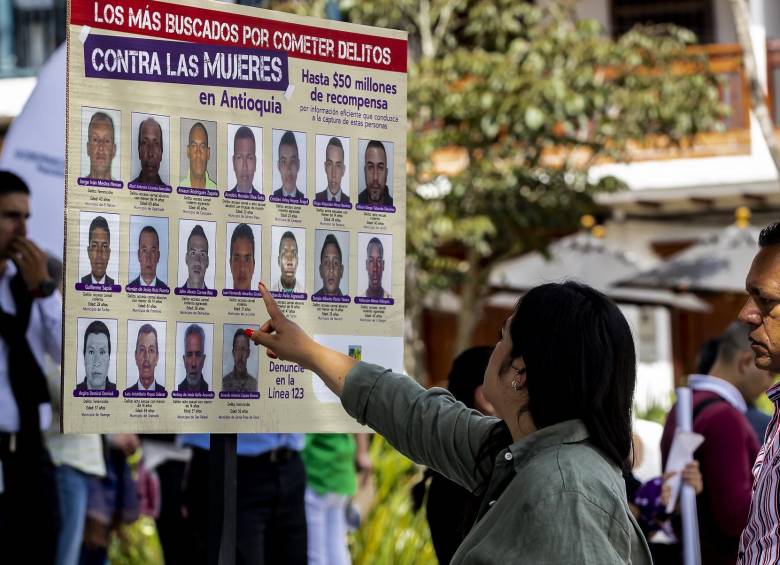 Pilas, ¿los ha visto? Este es el cartel de los hombres más buscados por violencia contra las mujeres en Antioquia