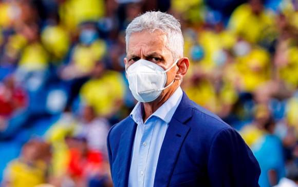 Reinaldo Rueda, entrenador de Colombia, durante el empate sin goles ante Ecuador, en el Metropolitano. FOTO EFE 