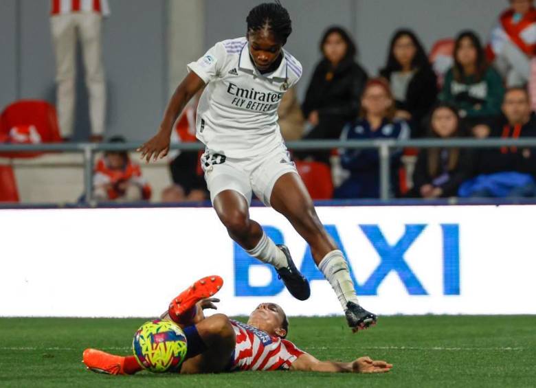 Linda Caicedo lleva 4 partidos y una anotación en Real Madrid. FOTO EFE