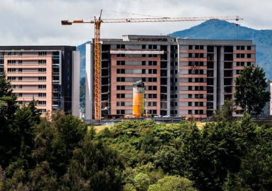 Construcción de vivienda en el Oriente antioqueño. FOTO julio César Herrera