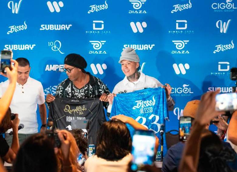 Imagen de la rueda de prensa del lanzamiento del “Si sabe fest”, la noche de este jueves en Miami. FOTO Cortesía 