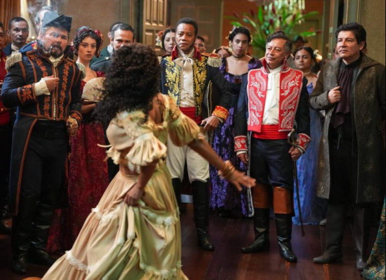 Rodaje de la película sobre la vida del almirante Padilla donde actuará, brevemente, el presidente Gustavo Petro. Foto: X (antes Twitter)