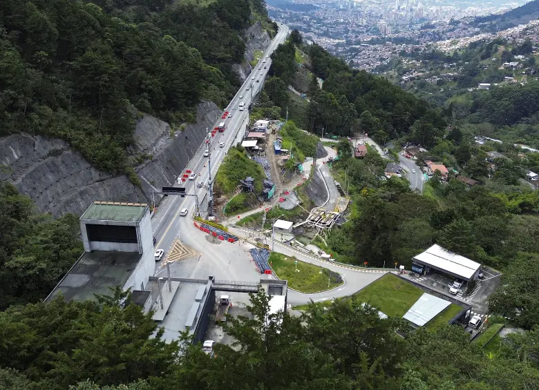 Imagen de referencia del Túnel de Oriente, que conecta al Aburrá con el oriente antioqueño. Foto: Manuel Saldarriaga Quintero.