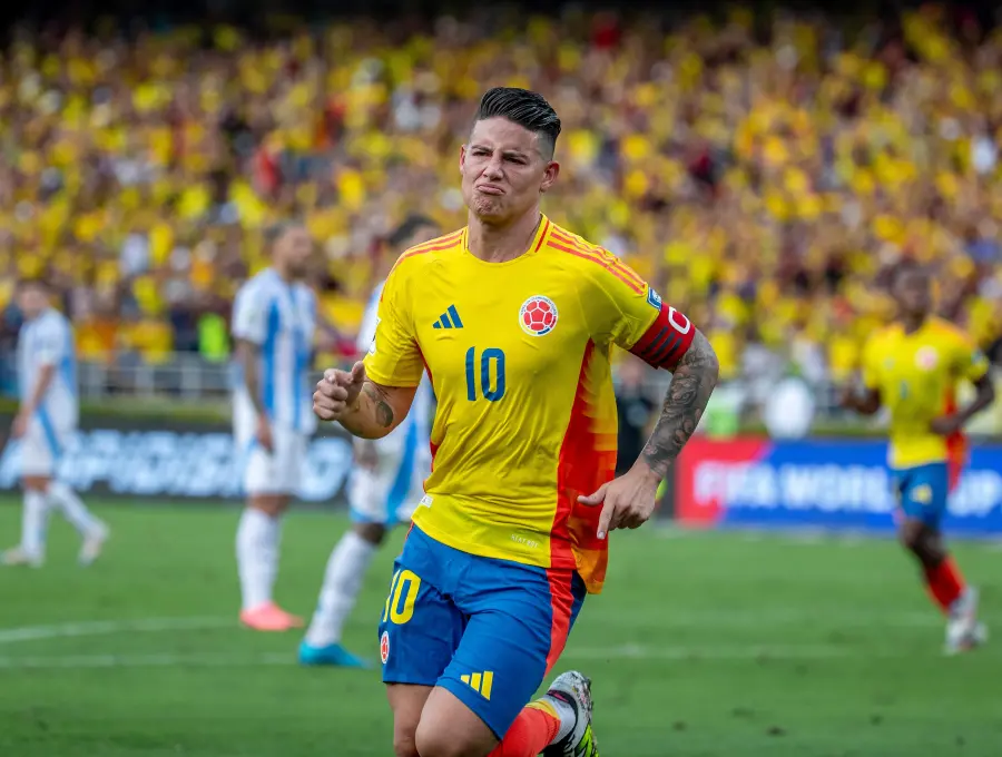 James Rodríguez disputará con Colombia su tercer Mundial de fútbol de mayores. FOTO JUAN ANTONIO SÁNCHEZ