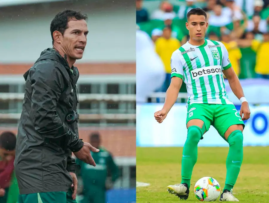 Diego Arias, entrenador y Juan José Arias, defensor central, son dos de las armas que tiene Nacional para el duelo ante Unión Magdalena en Santa Marta. FOTO CAMILO SUÁREZ Y ATLÉTICO NACIONAL 