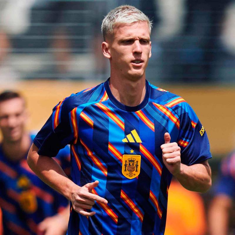 Dani Olmo no aceptó las disculpas de Roberto Ayala, asistente de Lionel Scaloni en la selección de Argentina, tras la agresión que le propinó en la final de la Copa Mundo. FOTO TOMADA @SEFutbol