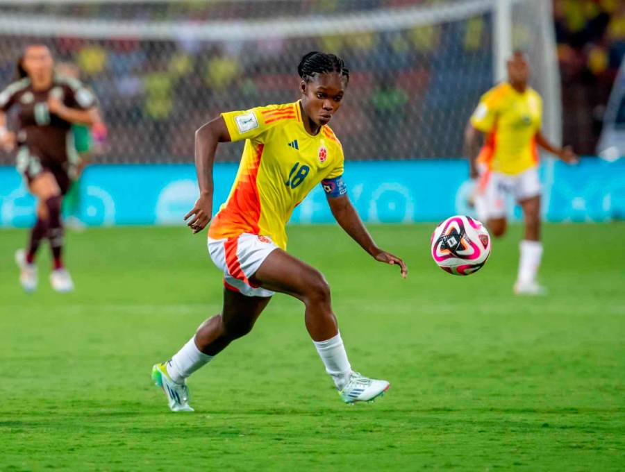 La delantera Linda Caicedo lidera la ofensiva de Colombia para el duelo ante Bolivia por la tercera fecha de la Liga de Naciones. FOTO JUAN ANTONIO SÁNCHEZ 