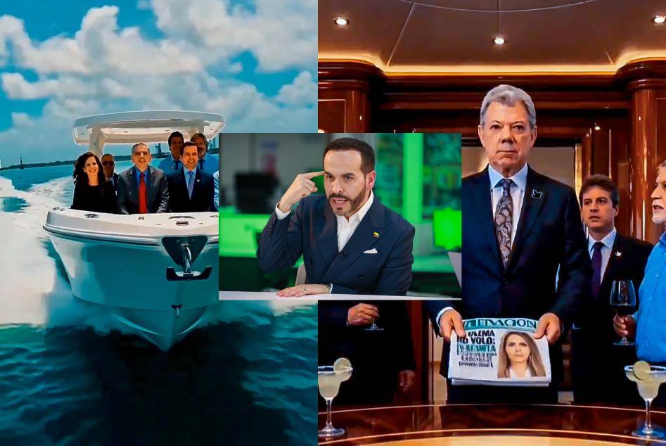 Un video creado con imágenes de inteligencia artificial agita la campaña presidencial 2026. Fotos: EL COLOMBIANO y tomada de video