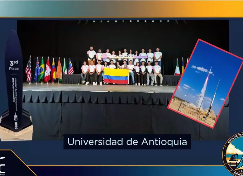 Reconocimiento al tercer puesto por parte de la competencia. Foto: cortesía.