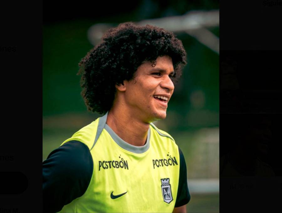 El venezolano Eduard Bello refuerzo de Atlético Nacional para la temporada 2026. FOTO CORTESÍA ATLÉTICO NACIONAL 
