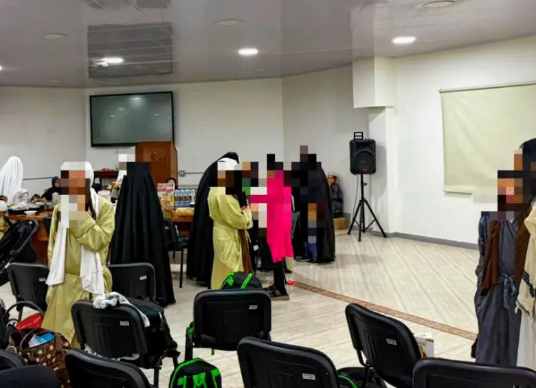 Autoridades migratorias adelantan trámites de expulsión de los integrantes de la secta Lev Tahor. FOTO: Cortesía Migración Colombia