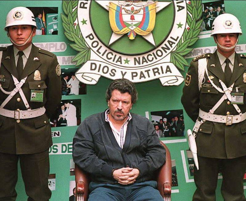 Miguel Rodríguez Orejuela, detenido el 6 de agosto de 1995 en Cali y posteriormente extraditado a los Estados Unidos el 11 de marzo de 2005. Foto: Policía