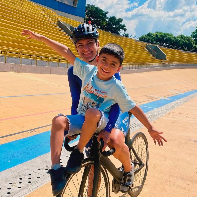 Juliana Gaviria y su hijo Maximiliano. FOTO INSTAGRAM JULIANA