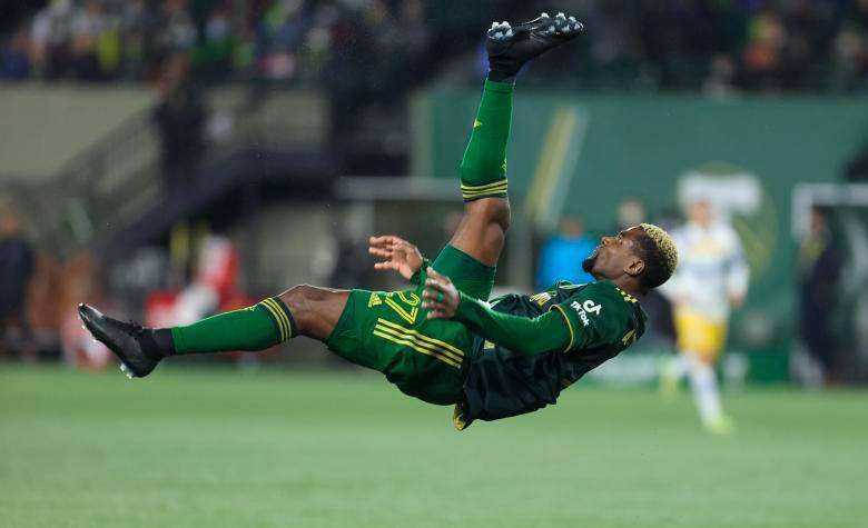Dairon Asprilla lleva 2 goles y una asistencia este año con el Portland Timbers, FOTO TWITTER @TimbersFC