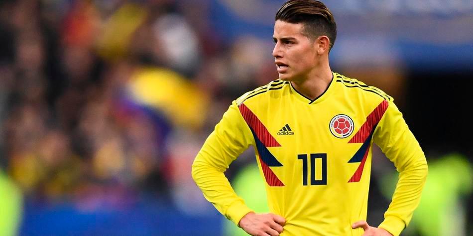 James Rodríguez mantendrá su simbólico número 10 durante el Mundial. FOTO AFP