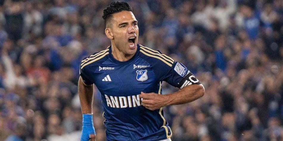 El delantero samario Radamel Falcao García, de 40 años, regresó a Millonarios en enero de este año para su “último baile”. <span class="mln_uppercase_mln">FOTO</span> <b><span class="mln_uppercase_mln">colprensa</span></b>