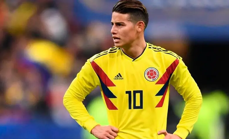 James Rodríguez mantendrá su simbólico número 10 durante el Mundial. FOTO AFP